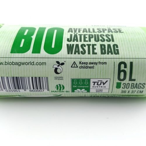 BIOBAG composteerbare en afbreekbare vuilniszakken (6L)