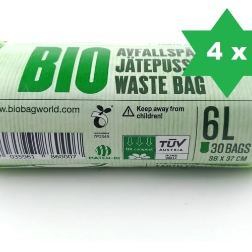 BIOBAG composteerbare en afbreekbare vuilniszakken (6L)